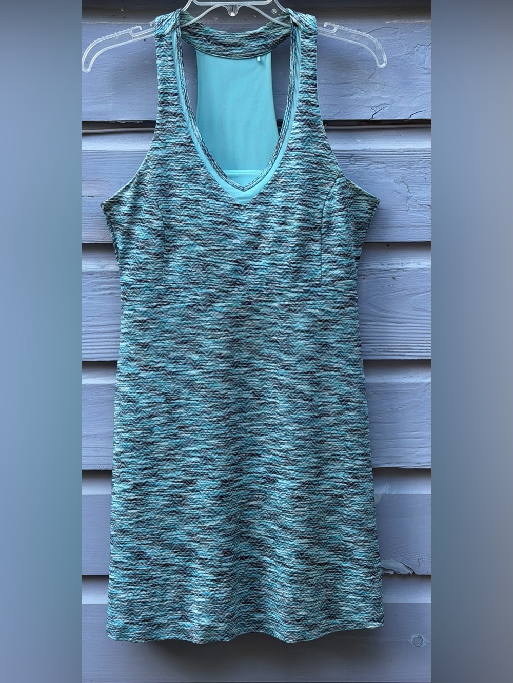 Monsters Performance Gear MPG Ladies’ Teal Multicolor Travel Dress, Sz M